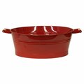 Next2Nature Enameled Galvanized Steel Oval Planter - Tub NE2437703